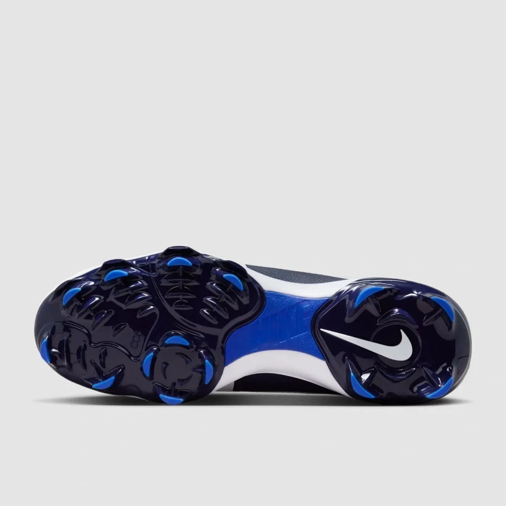 Nike Men's White and Navy Baseball Cleats